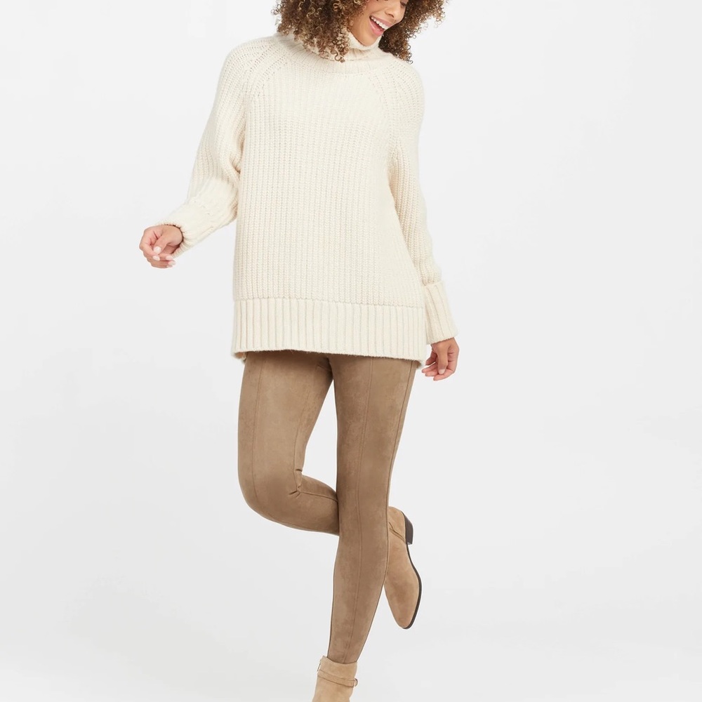 Spanx Faux Suede Leggings (Regular Small)